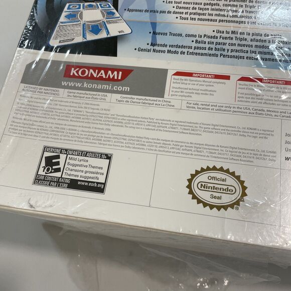 NEW Konami Dance Revolution Hottest‎ Party 2 Game & Controller Mat Nintendo Wii - Picture 9 of 9